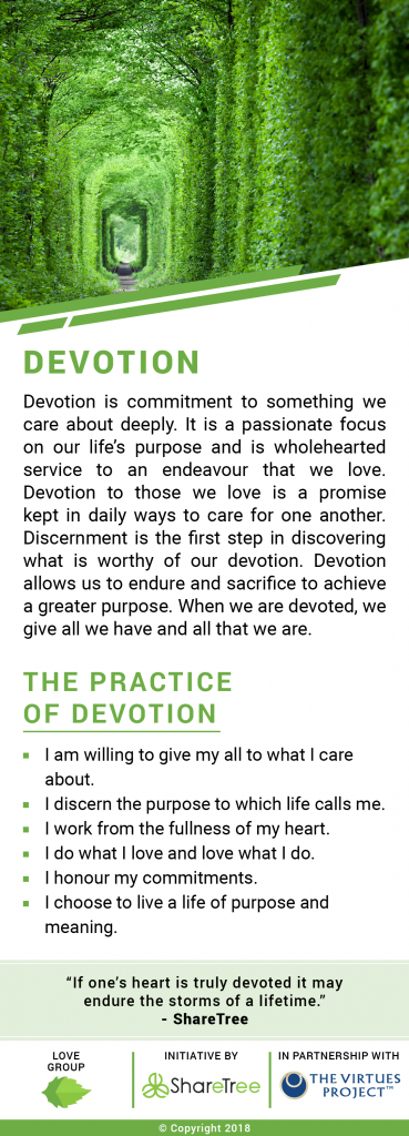 Devotion Card