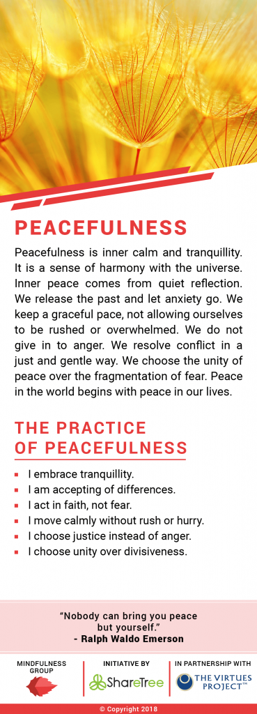 Peacefulness ShareTree Card